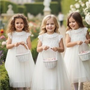 Trish Scully Alessandra dress Flower Girl, First Communion, Easter dress
